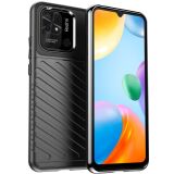 Защитный чехол Deexe Thunder Series для Xiaomi Redmi 10C - Black (298249B)