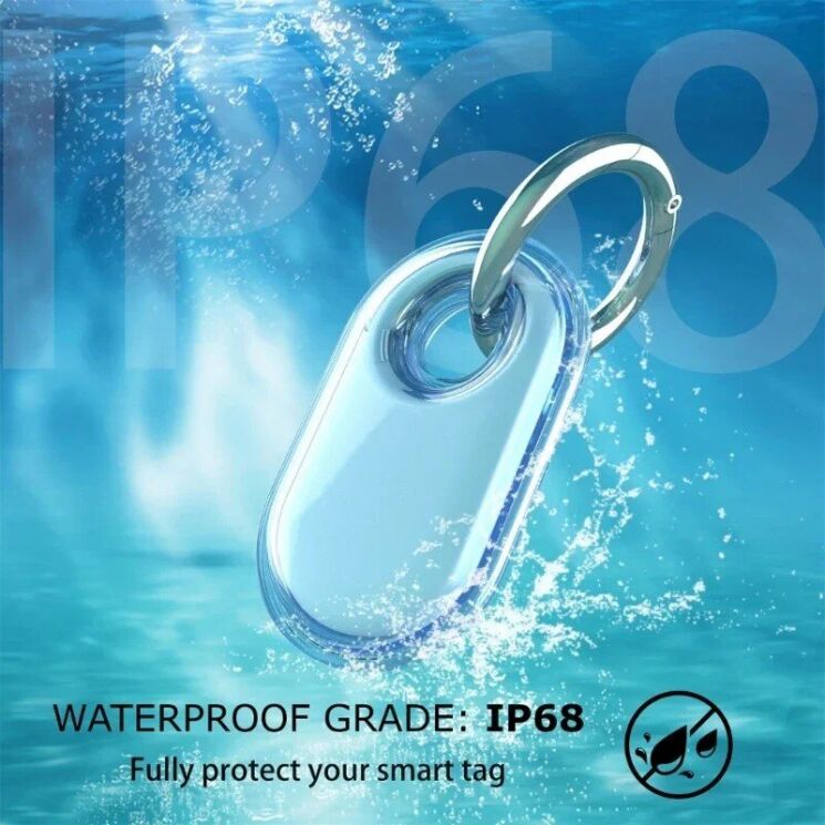 Защитный чехол Deexe Waterproof Crystal для Samsung Galaxy SmartTag 2 - Transparent Green (422503G) Защитный чехол Deexe Waterproof Crystal для Samsung Galaxy SmartTag 2 - Transparent Green: фото 4 из 6