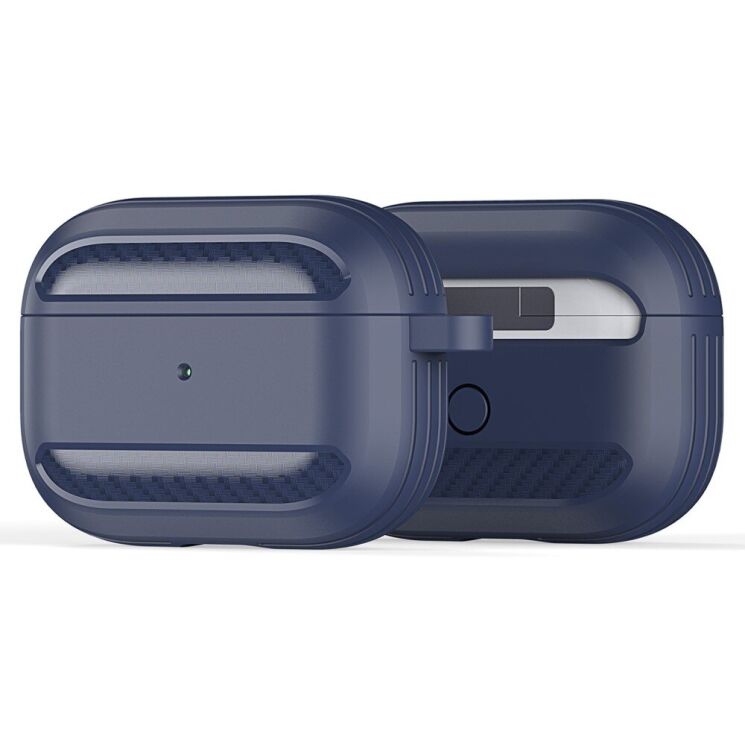 Защитный чехол DUX DUCIS PECB Series для Apple AirPods Pro 2 - Navy Blue: фото 2 из 18