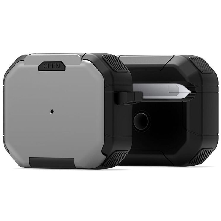 Защитный чехол DUX DUCIS PECF Series для Apple AirPods 3 - Grey: фото 2 из 10