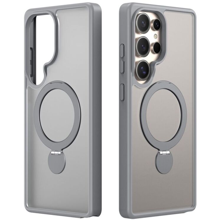 Защитный чехол DUX DUCIS Yind Series Stand для Samsung Galaxy S25 Ultra (S938) - Grey: фото 2 из 10