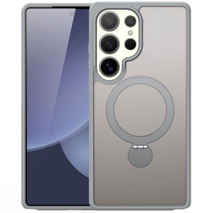 Защитный чехол DUX DUCIS Yind Series Stand для Samsung Galaxy S25 Ultra (S938) - Grey: фото 1 из 10