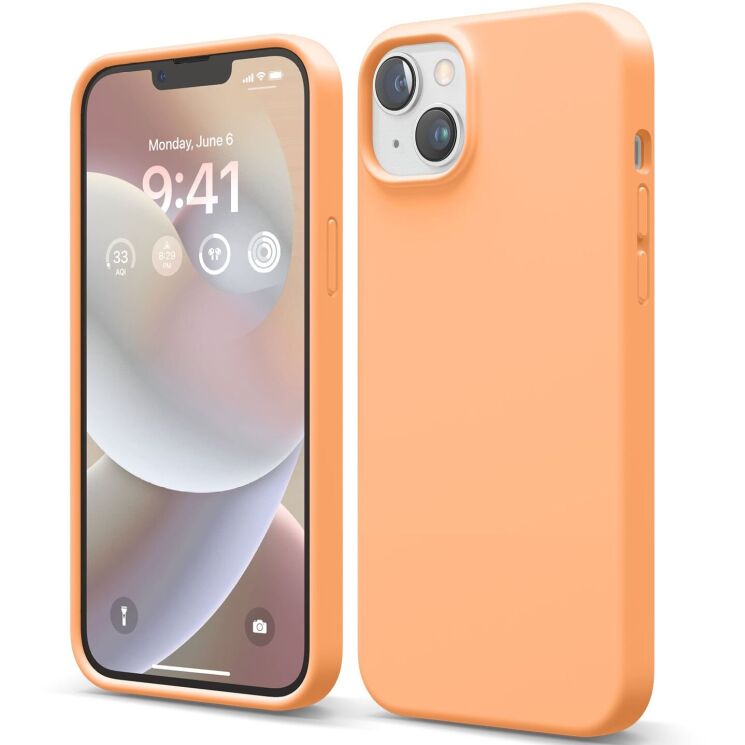 Защитный чехол Elago Silicone Case для Apple iPhone 14 Plus - Orange: фото 1 из 7