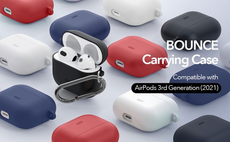 Защитный чехол ESR Bounce для Apple AirPods 3 - Black: фото 2 из 12