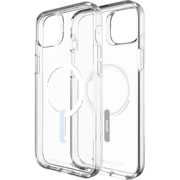 Защитный чехол Gear4 Crystal Palace Snap MagSafe для Apple iPhone 14 Plus - Clear: фото 5 из 12