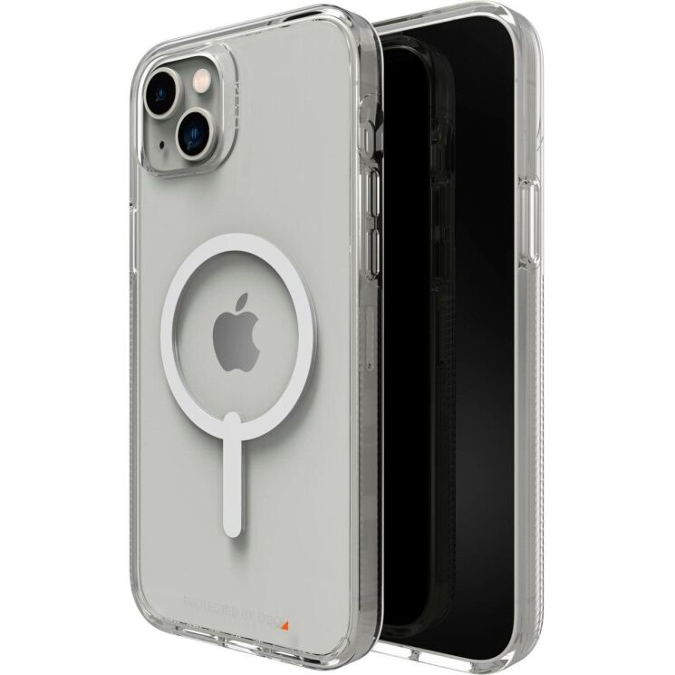 Защитный чехол Gear4 Crystal Palace Snap MagSafe для Apple iPhone 14 Plus - Clear: фото 1 из 12