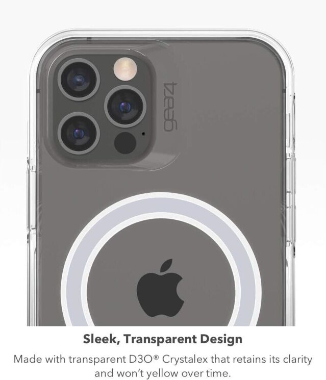 Защитный чехол Gear4 Crystal Palace Snap MagSafe для Apple iPhone 14 Plus - Clear: фото 9 из 12