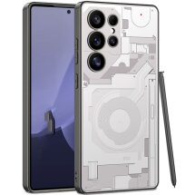 Защитный чехол GKK Circuit Pattern для Samsung Galaxy S25 Ultra (S938) - White: фото 1 из 6