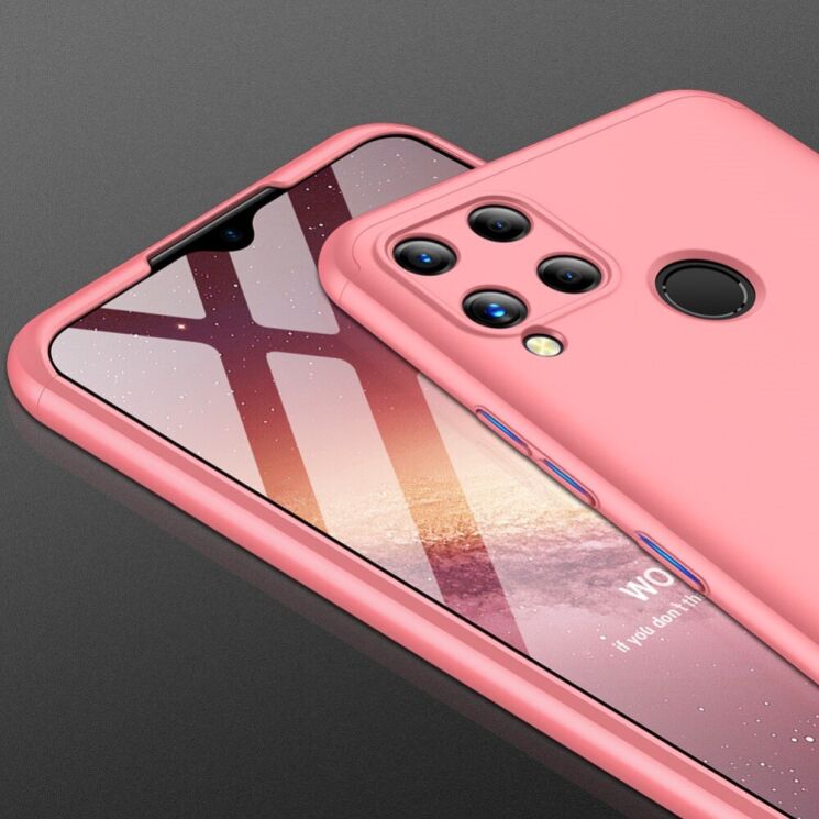Защитный чехол GKK Double Dip Case для Realme C15 - Rose Gold: фото 3 из 12