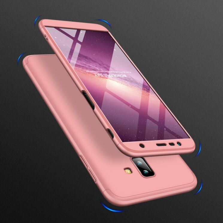 Захисний чохол GKK Double Dip Case для Samsung Galaxy J6+ (J610) - Rose Gold: фото 2 з 10