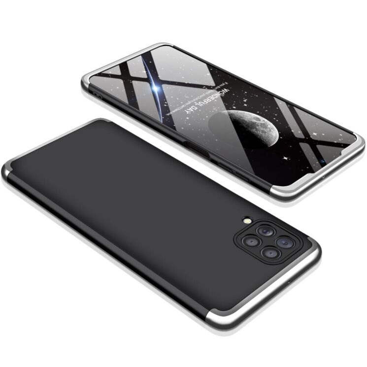 Защитный чехол GKK Double Dip Case для Samsung Galaxy M62 - Black / Silver: фото 2 из 8