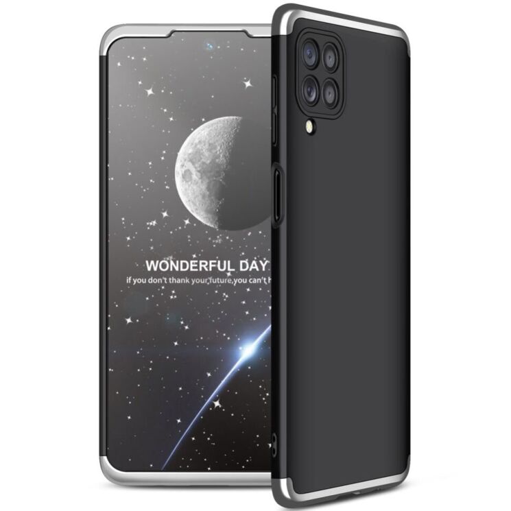 Защитный чехол GKK Double Dip Case для Samsung Galaxy M62 - Black / Silver: фото 1 из 8
