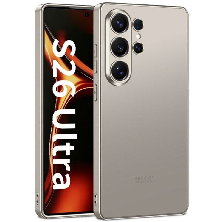 Защитный чехол GKK Frosted Skin для Samsung Galaxy S26 Ultra - Titanium Grey: фото 1 из 7
