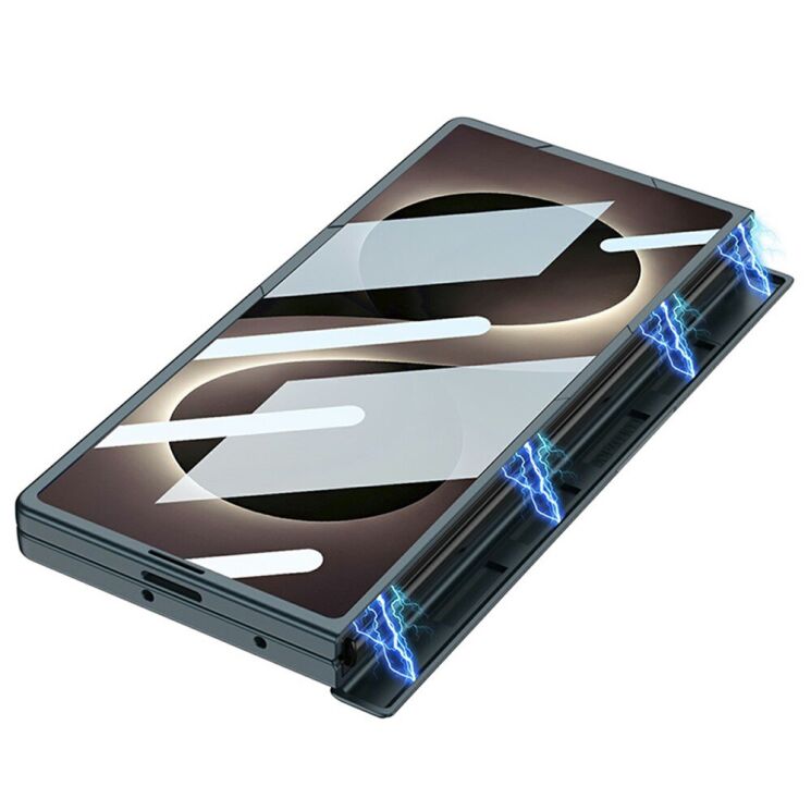 Захисний чохол GKK Hinge Stand для Samsung Galaxy Fold 8 Ultra - Titanium Grey (424034TH) Захисний чохол GKK Hinge Stand для Samsung Galaxy Fold 8 Ultra - Titanium Grey: фото 6 з 10
