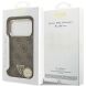 Захисний чохол Guess 4G Triangle Logo MagSafe для iPhone 18 Pro Max / 17 Pro Max (GUHMP18XP4GTDGMW) - Brown (423951Z). Фото 7 з 7