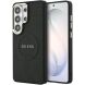 Захисний чохол Guess Saffiano Peony Embossed Ring MagSafe для Samsung Galaxy S26 Ultra (S948) GUHMS26LPSAMSECK - Black (408542B). Фото 1 з 9