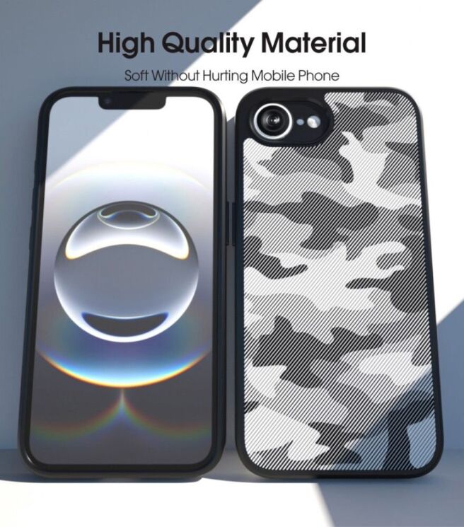 Защитный чехол IBMRS Military для Apple iPhone 16e - Artistic Camouflage: фото 6 из 7