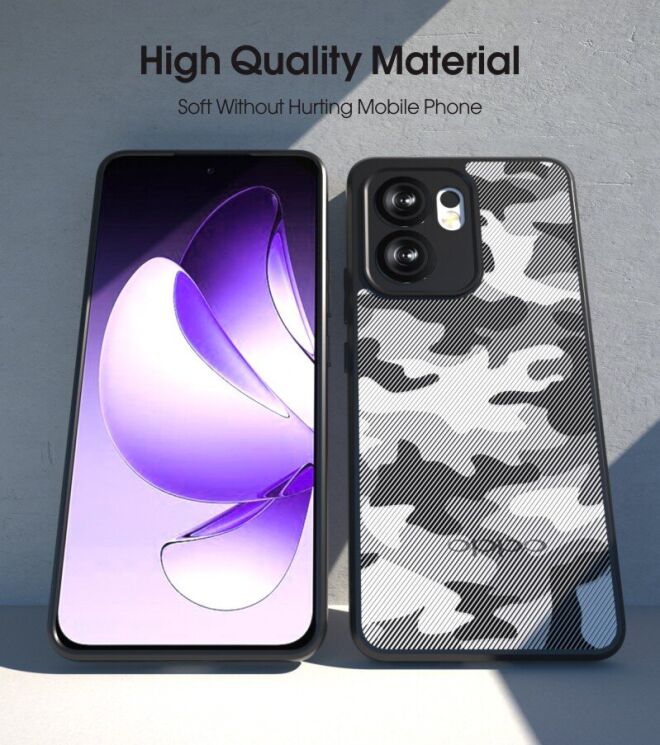 Захисний чохол IBMRS Military для OPPO Reno 14 FS 5G - Artistic Camouflage: фото 3 з 9