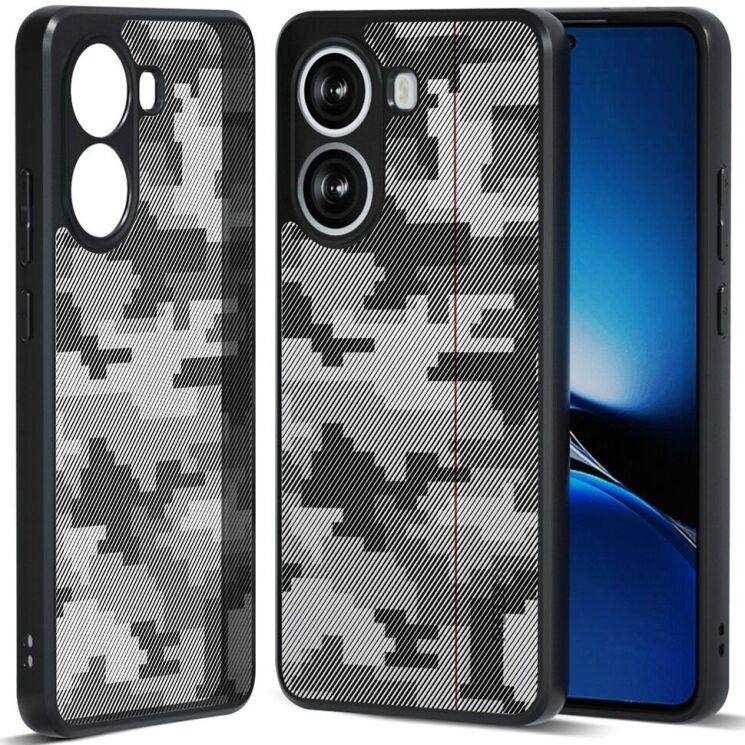 Захисний чохол IBMRS Military для Xiaomi Poco X7 Pro - Grid Camouflage: фото 1 з 8