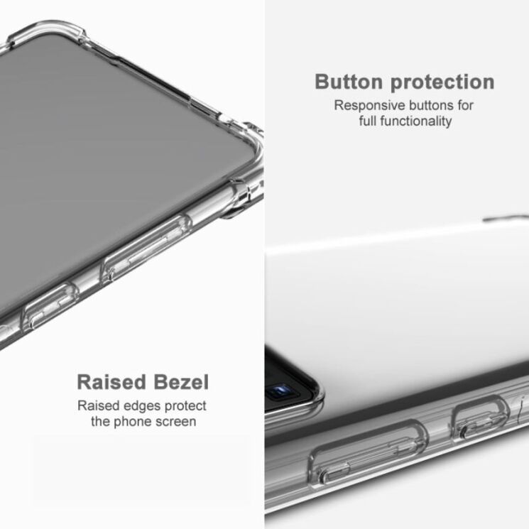 Защитный чехол IMAK Airbag MAX Case для Motorola Moto G05 - Transparent: фото 7 из 8