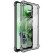 Защитный чехол IMAK Airbag MAX Case для Xiaomi Poco X5 / Redmi Note 12 5G - Transparent Black (320423H)