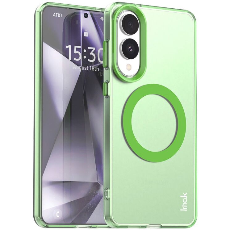 Захисний чохол IMAK Candy Series Magnetic для Samsung Galaxy S25 Edge (S937) - Green: фото 1 з 2