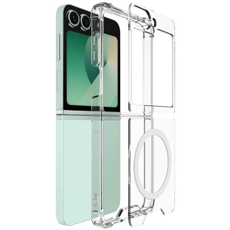 Защитный чехол IMAK Clear Case MagSafe для Samsung Galaxy Flip 6 - Transparent: фото 2 из 11