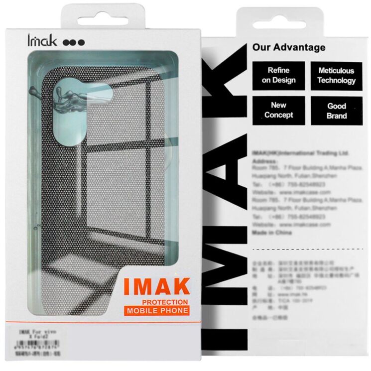 Защитный чехол IMAK Fabric Case для Xiaomi Poco X8 Pro - Black: фото 8 из 8