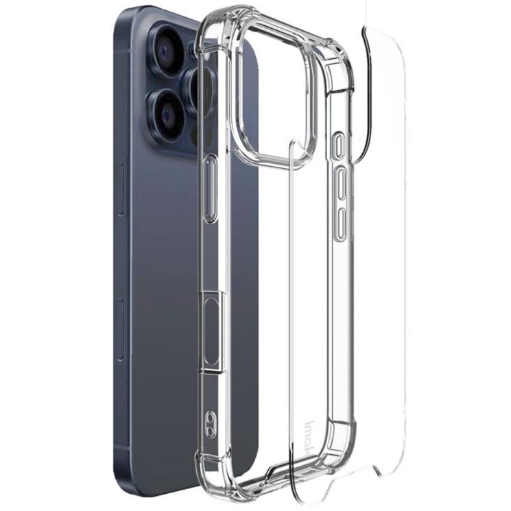 Защитный чехол IMAK Space Shield для Apple iPhone 16 Pro - Transparent: фото 2 из 7
