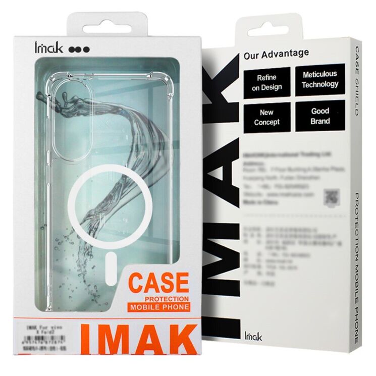 Защитный чехол IMAK Space Shield MagSafe для Xiaomi Redmi 15C / Poco C85 - Transparent: фото 3 из 9