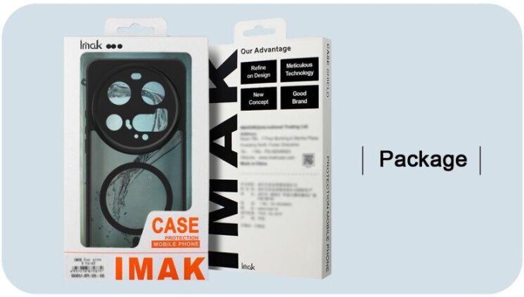 Защитный чехол IMAK UX-9B Series with MagSafe для Xiaomi 15 Ultra - Black: фото 9 из 9