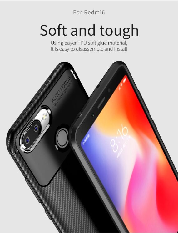 Защитный чехол IPAKY Fusion для Xiaomi Redmi 6 - Blue: фото 8 из 10