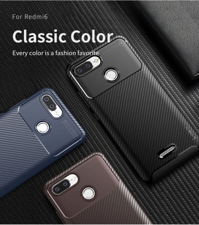 Защитный чехол IPAKY Fusion для Xiaomi Redmi 6 - Blue: фото 4 из 10