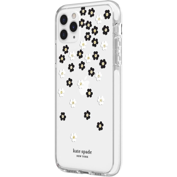 Защитный чехол Kate Spade NY Defensive для Apple iPhone 11 Pro Max (KSIPH-135-SFLBW) - Scattered Flowers: фото 2 из 7