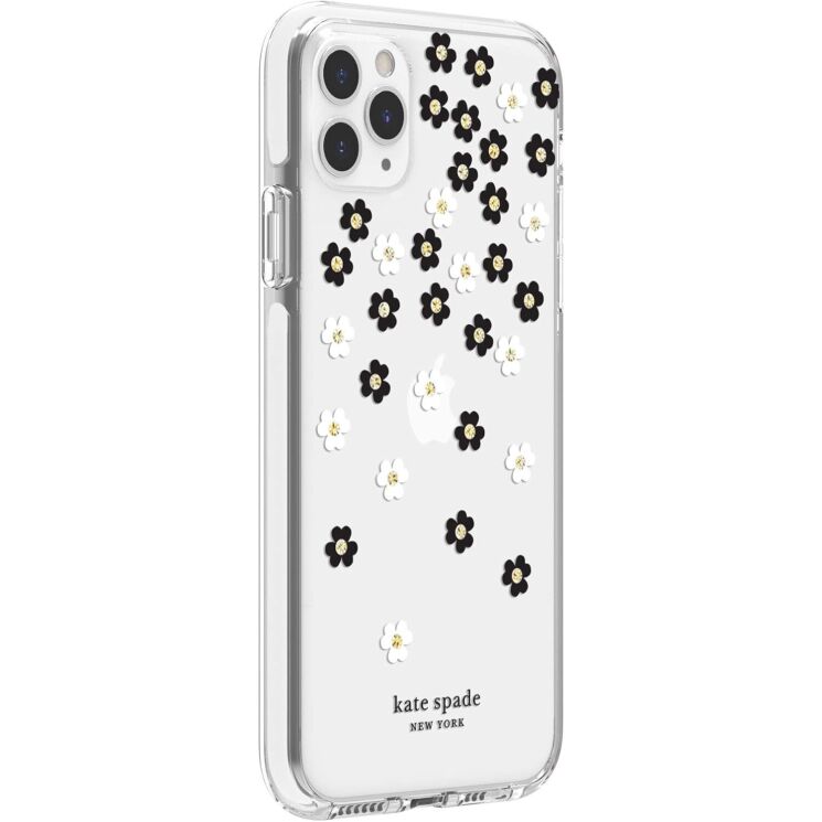 Защитный чехол Kate Spade NY Defensive для Apple iPhone 11 Pro Max (KSIPH-135-SFLBW) - Scattered Flowers: фото 3 из 7