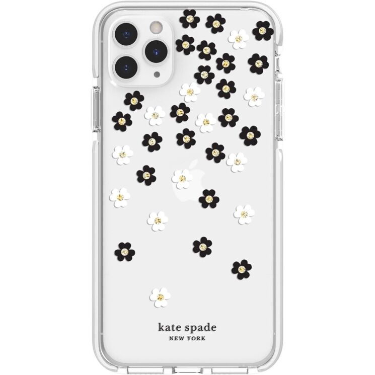 Защитный чехол Kate Spade NY Defensive для Apple iPhone 11 Pro Max (KSIPH-135-SFLBW) - Scattered Flowers: фото 1 из 7