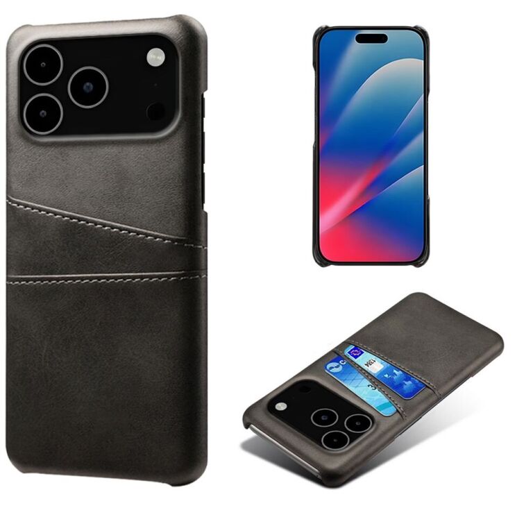 Защитный чехол KSQ Pocket Case для Apple iPhone 17 Pro Max - Black: фото 1 из 5