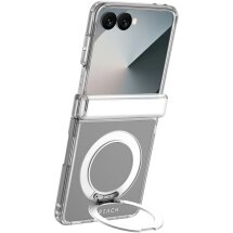 Защитный чехол LEREACH TOC Crystal MagStand для Samsung Galaxy Flip 8 - Transparent: фото 1 из 13