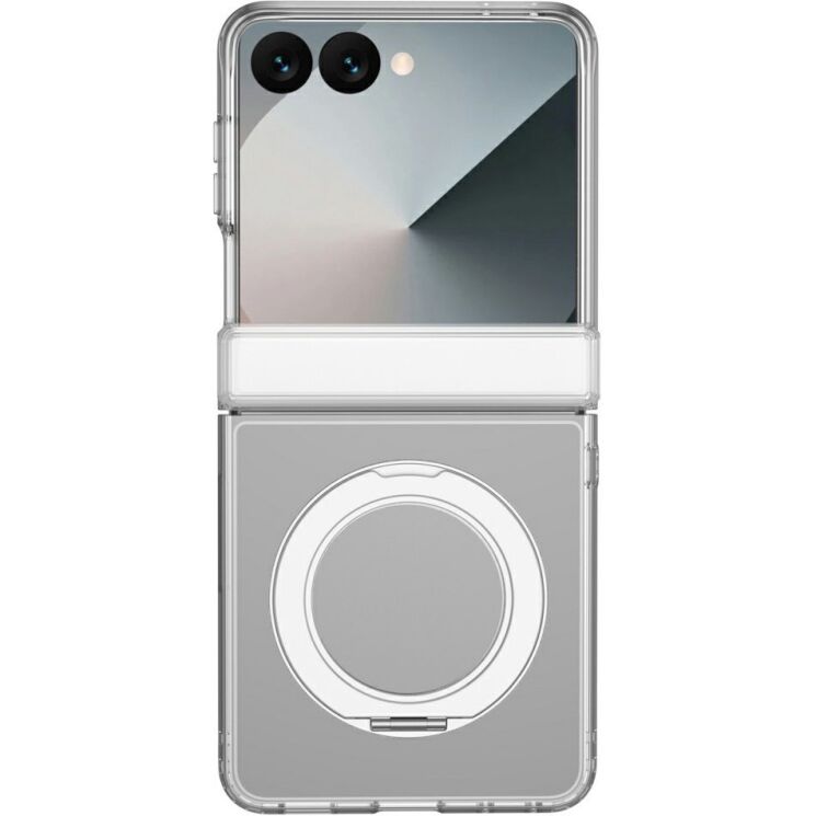 Защитный чехол LEREACH TOC Crystal MagStand для Samsung Galaxy Flip 8 - Transparent (423563T) Защитный чехол LEREACH TOC Crystal MagStand для Samsung Galaxy Flip 8 - Transparent: фото 3 из 13