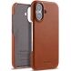 Защитный чехол MELKCO Leather Back Cover (with MagSafe Support) для Apple iPhone 16 - Brown (360745Z). Фото 1 из 5