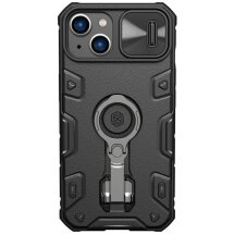 Защитный чехол NILLKIN CamShield Armor Pro для Apple iPhone 14 - Black: фото 1 из 12