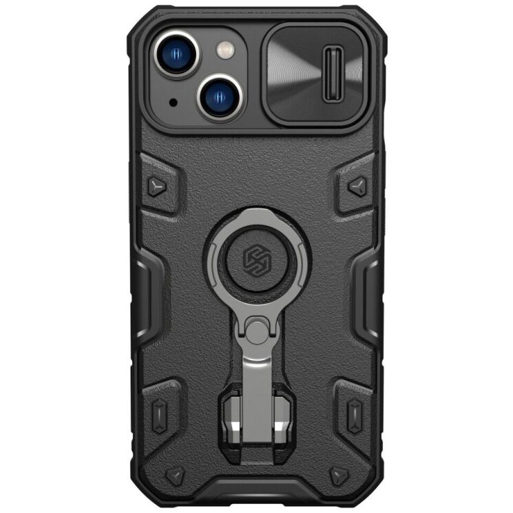 Защитный чехол NILLKIN CamShield Armor Pro для Apple iPhone 14 - Black: фото 1 из 12