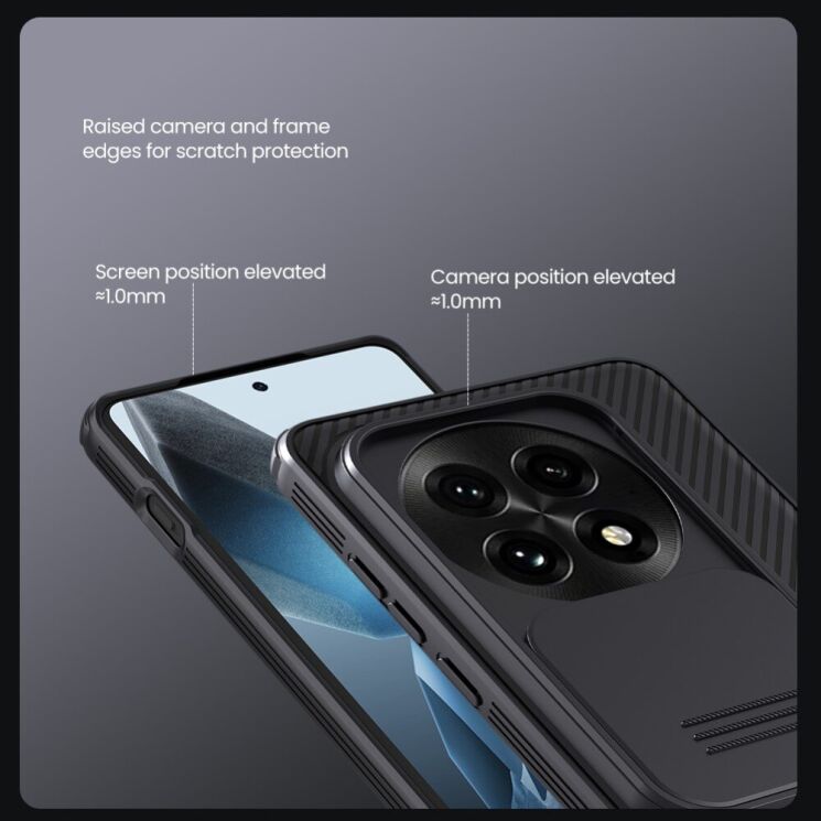 Защитный чехол NILLKIN CamShield Pro для OnePlus 13 - Blue: фото 10 из 14