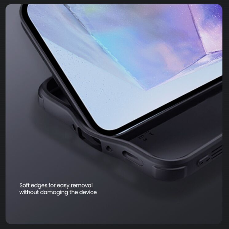 Защитный чехол NILLKIN CamShield Pro with Magnetic Attachment для Samsung Galaxy A56 (A566) - Black: фото 11 из 18