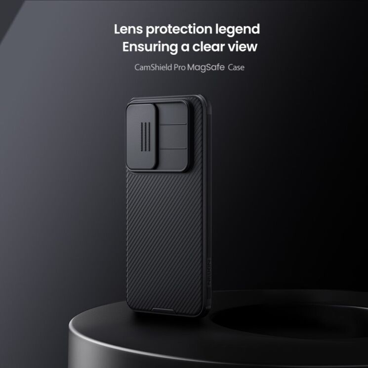 Защитный чехол NILLKIN CamShield Pro with Magnetic Attachment для Samsung Galaxy A56 (A566) - Black: фото 7 из 18