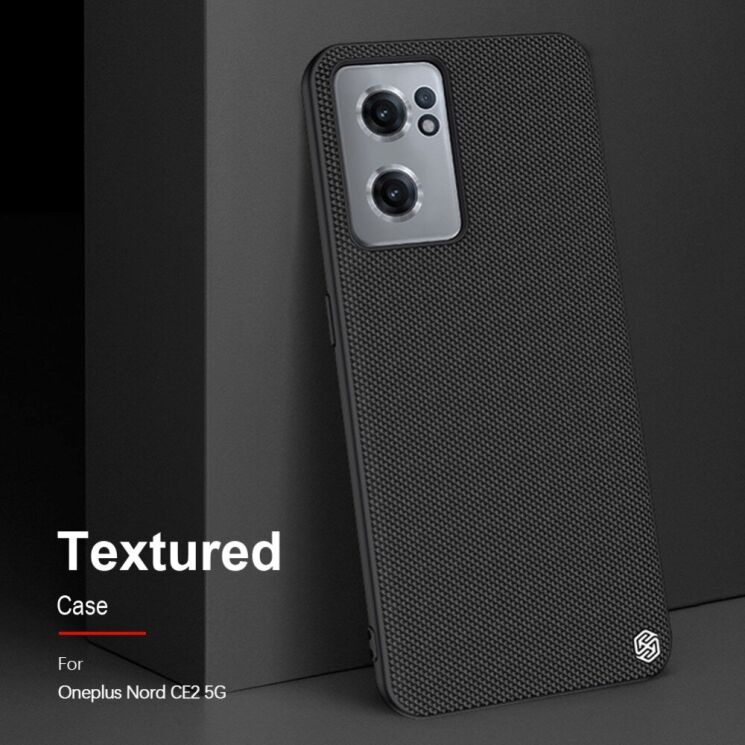 Защитный чехол NILLKIN Textured Hybrid для OnePlus Nord CE 2 - Black: фото 6 из 17