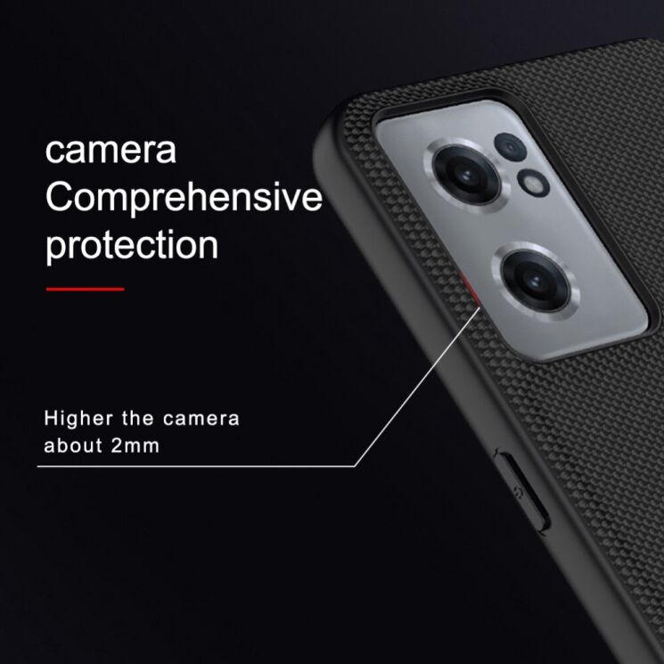 Защитный чехол NILLKIN Textured Hybrid для OnePlus Nord CE 2 - Black: фото 13 из 17
