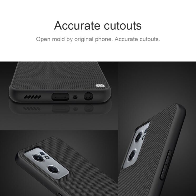 Защитный чехол NILLKIN Textured Hybrid для OnePlus Nord CE 2 - Black: фото 12 из 17