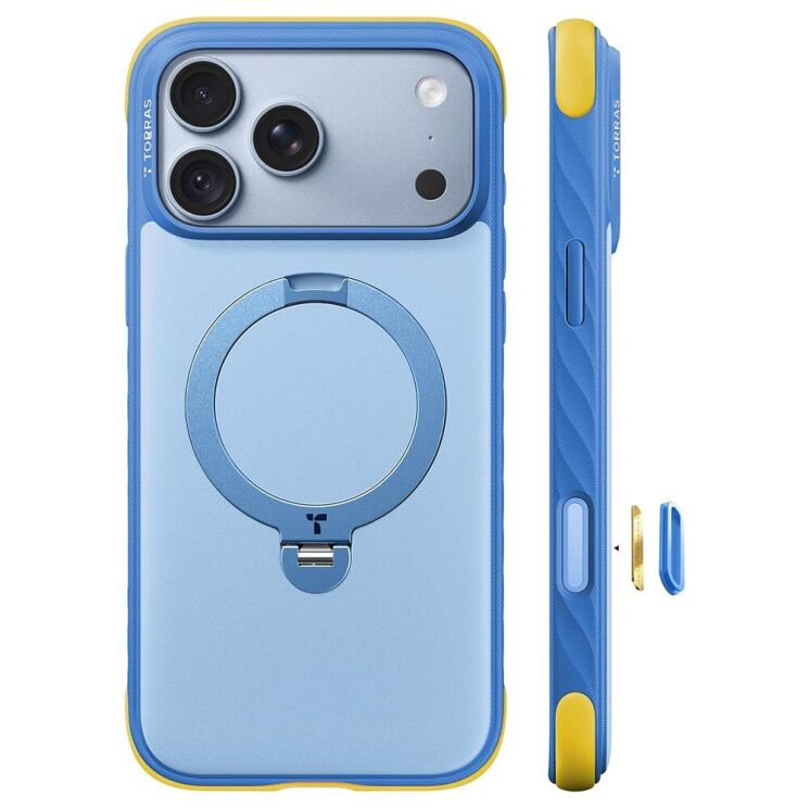 Защитный чехол TORRAS Ostand Q3 Rugg для Apple iPhone 18 Pro Max - Ocean Blue (423807L) Защитный чехол TORRAS Ostand Q3 Rugg для Apple iPhone 18 Pro Max - Ocean Blue: фото 1 из 9