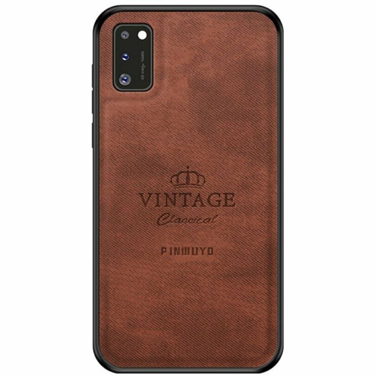Захисний чохол PINWUYO Vintage Series для Samsung Galaxy A41 (A415) - Brown: фото 1 з 13